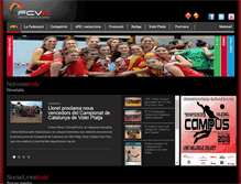 Tablet Screenshot of fcvoleibol.cat